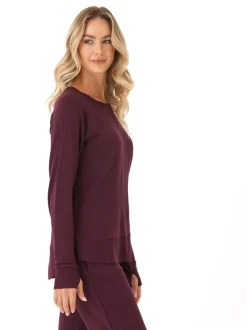 Leelu Feather Fleece Raglan Pullover