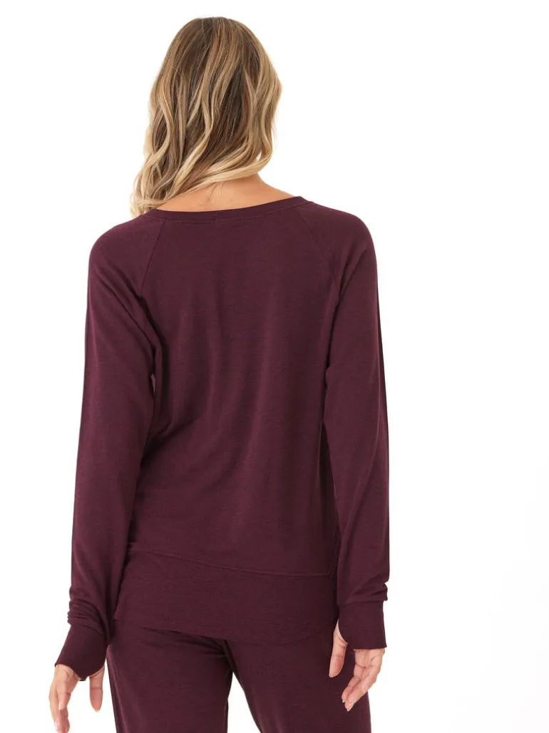 Leelu Feather Fleece Raglan Pullover