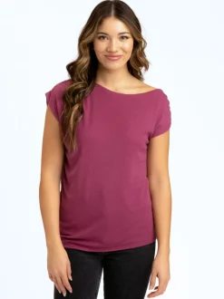 Leoni Feather Rib Short Sleeve