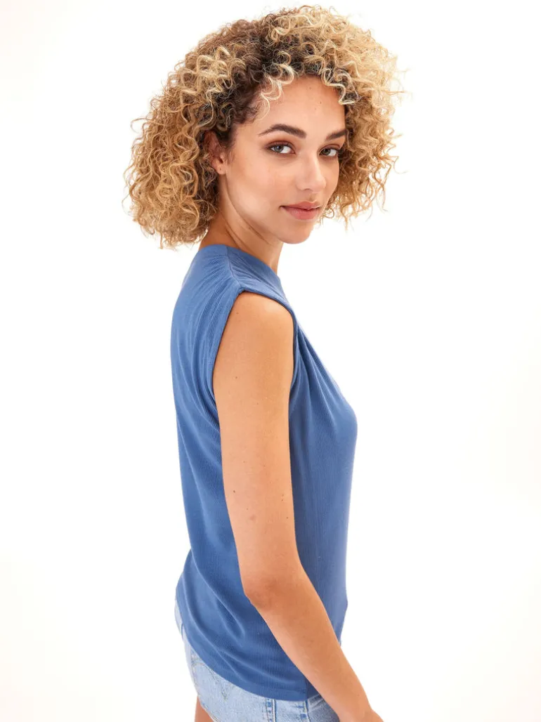 Leoni Feather Rib Short Sleeve