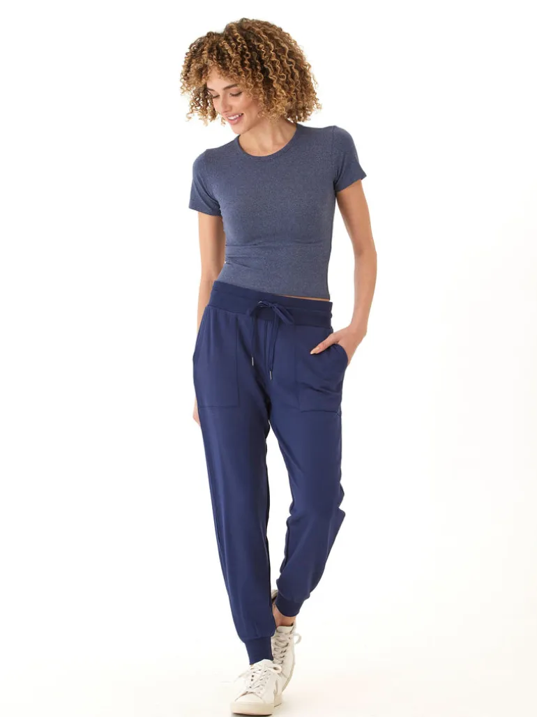 Liara Feather Fleece Pocket Jogger
