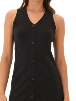 Micah Organic Rib Tank Midi Dress