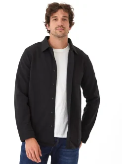 Mika Triblend Fleece Button Down