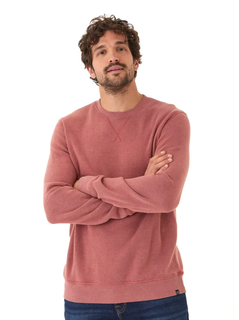 Mineral Wash Fleece Crew