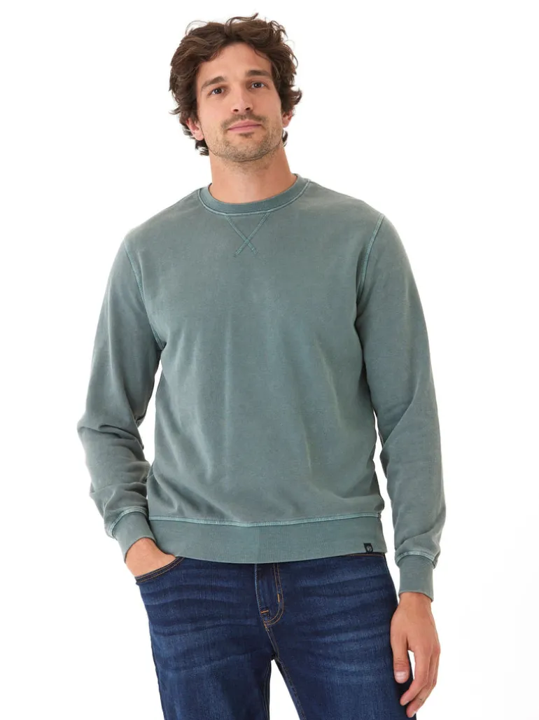 Mineral Wash Fleece Crew