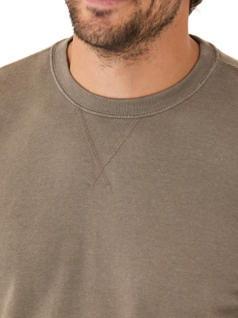 Mineral Wash Fleece Crew