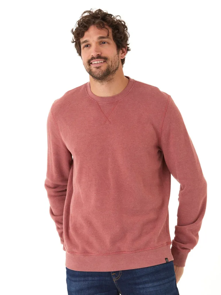 Mineral Wash Fleece Crew