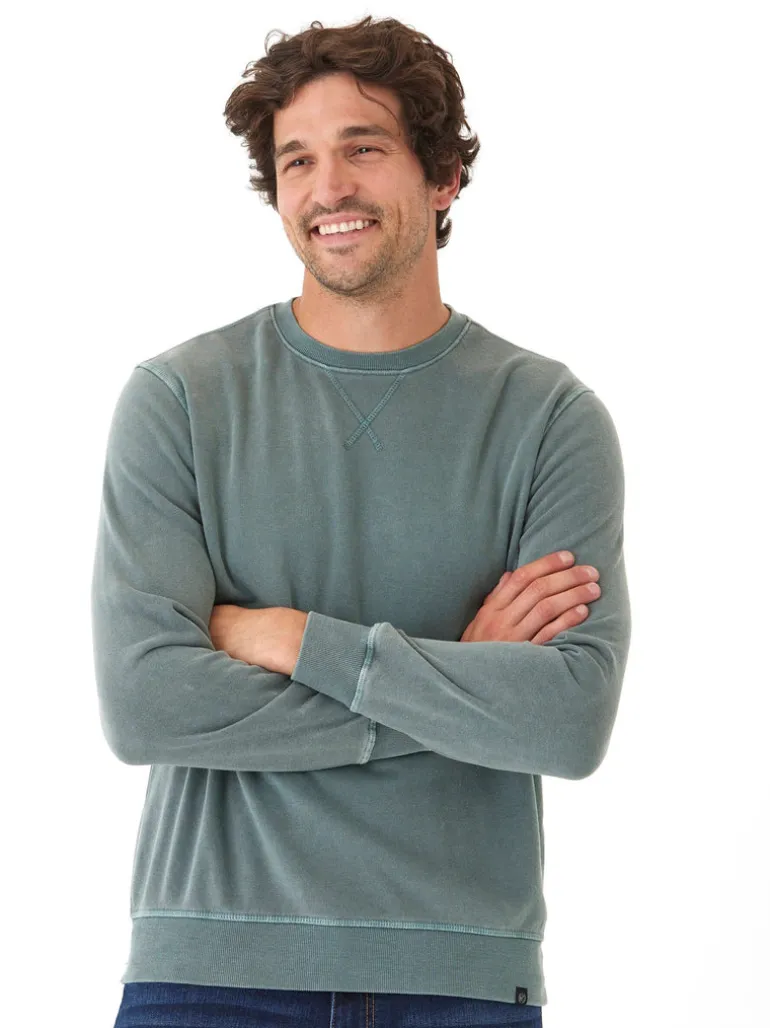 Mineral Wash Fleece Crew