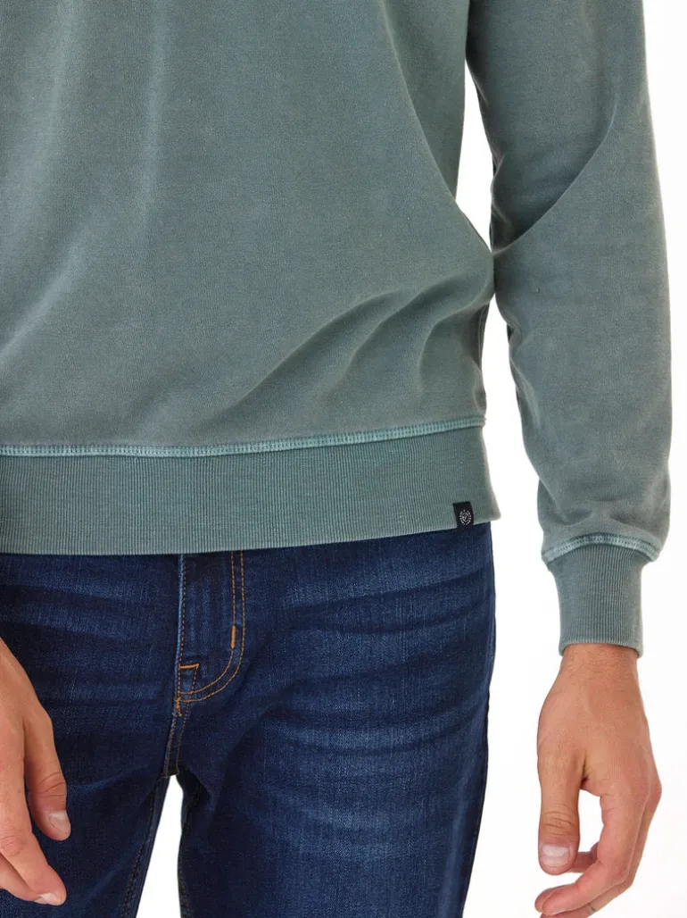 Mineral Wash Fleece Crew