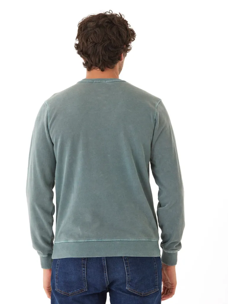 Mineral Wash Fleece Crew