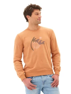 Mineral Wash Graphic Fleece Crew