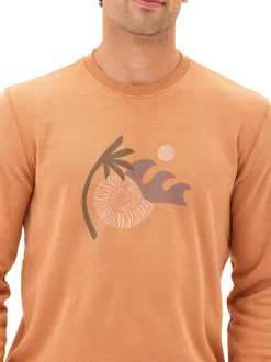 Mineral Wash Graphic Fleece Crew