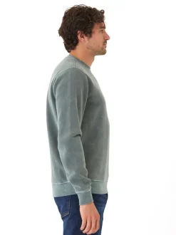Mineral Wash Graphic Fleece Crew