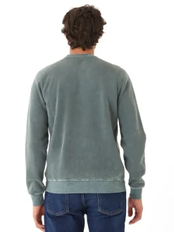 Mineral Wash Graphic Fleece Crew