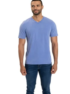 Mineral Wash Jersey V-Neck Tee