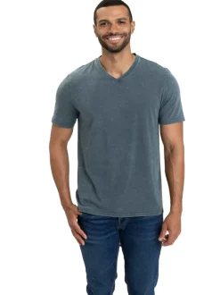 Mineral Wash Jersey V-Neck Tee