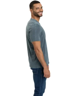 Mineral Wash Jersey V-Neck Tee