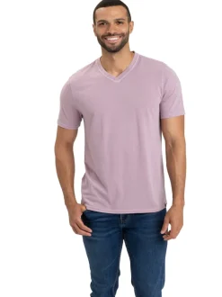 Mineral Wash Jersey V-Neck Tee