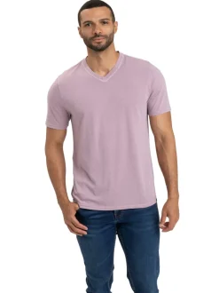 Mineral Wash Jersey V-Neck Tee