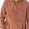 Mineral Wash Pullover Fleece Hoodie