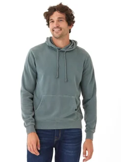 Mineral Wash Pullover Fleece Hoodie