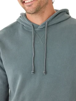 Mineral Wash Pullover Fleece Hoodie