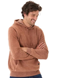 Mineral Wash Pullover Fleece Hoodie