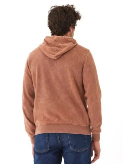Mineral Wash Pullover Fleece Hoodie