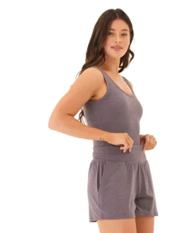 Mirabel Luxe Jersey Fitted Crop Tank