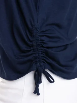 Nia Side Ruched Jersey Tank
