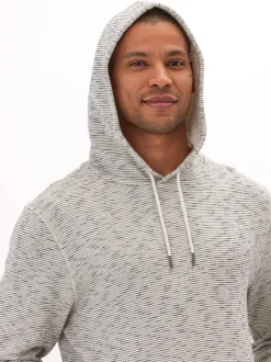 Nico Striped Terry Pullover Hoodie