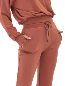 Nicolle Feather Fleece Flare Hem Pant