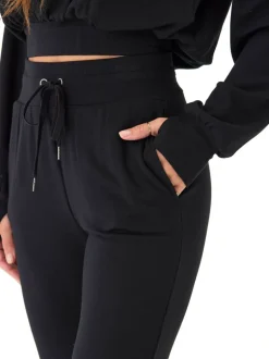 Nicolle Feather Fleece Flare Hem Pant
