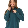 Nyla Feather Fleece Half Zip Pullover