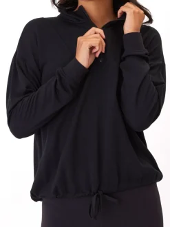 Nyla Feather Fleece Half Zip Pullover