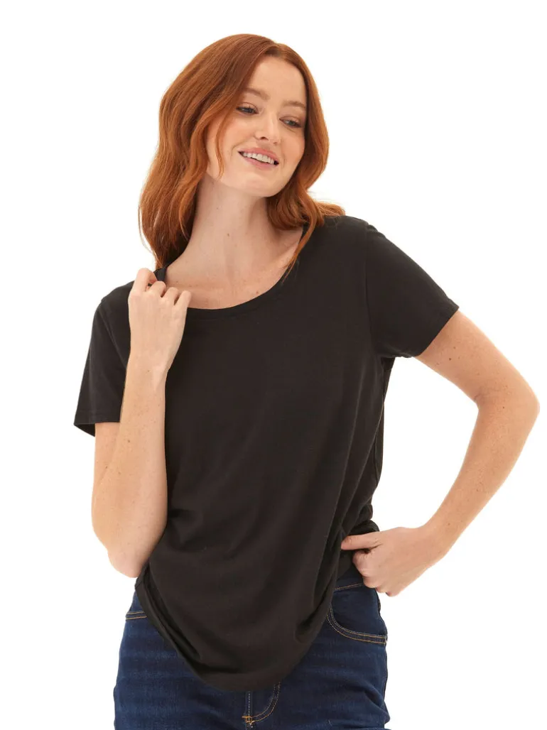 Odette Triblend Crew Tee