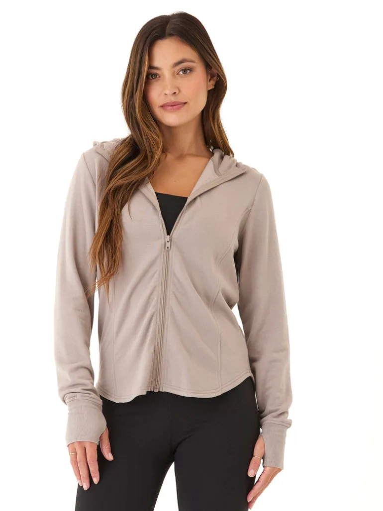 Ophelia Feather Fleece Zip Hoodie