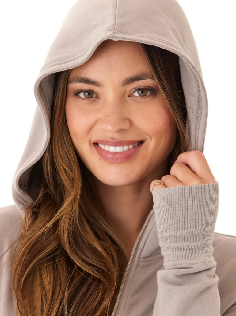 Ophelia Feather Fleece Zip Hoodie