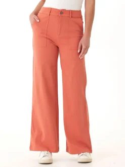 Pamela Stretch Twill Wide Leg Pant