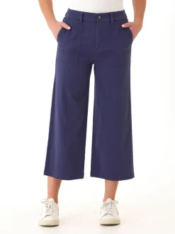 Pamela Stretch Twill Wide Leg Crop Pant