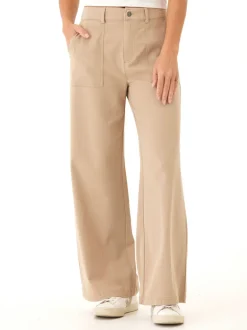 Pamela Stretch Twill Wide Leg Pant