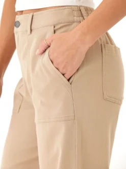 Pamela Stretch Twill Wide Leg Pant