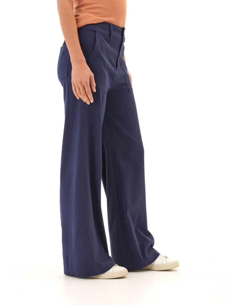 Pamela Stretch Twill Wide Leg Pant