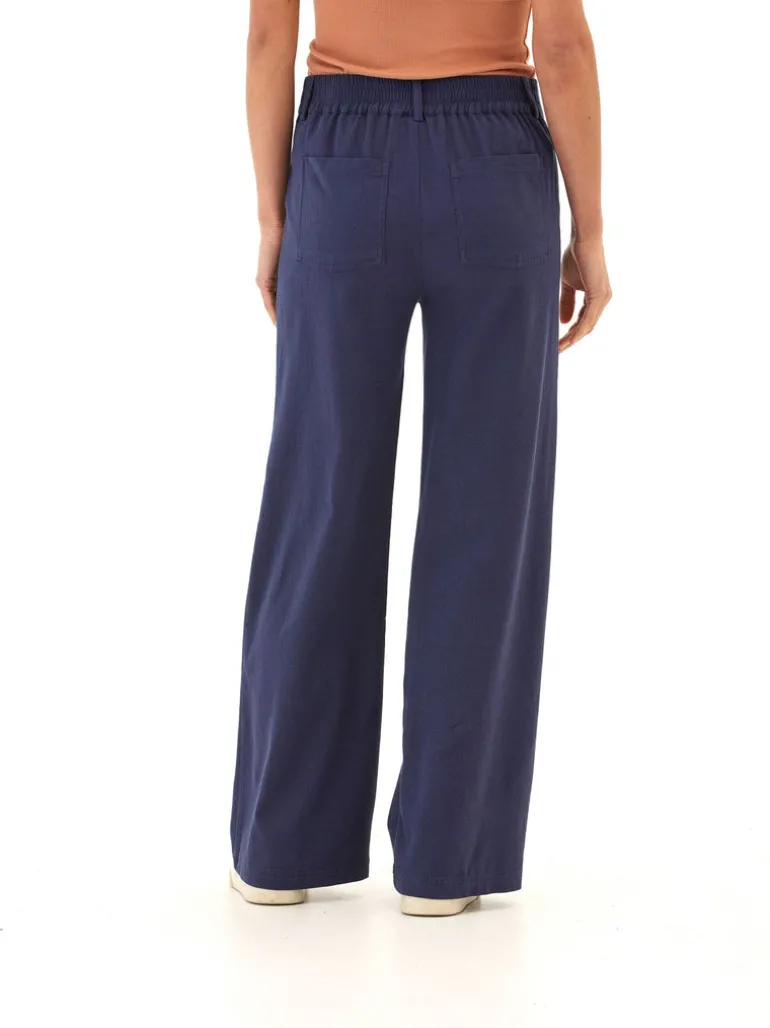 Pamela Stretch Twill Wide Leg Pant