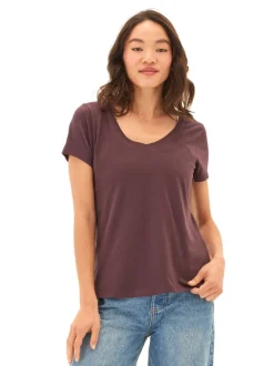 Pattie Organic Cotton V-Neck Tee