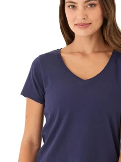 Pattie Organic Cotton V-Neck Tee