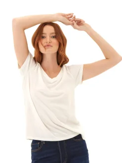 Pattie Triblend V-Neck Tee