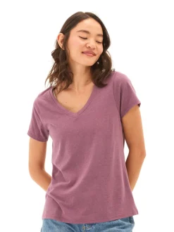 Pattie Triblend V-Neck Tee
