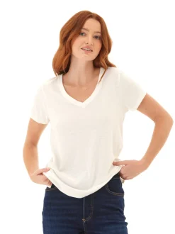 Pattie Triblend V-Neck Tee