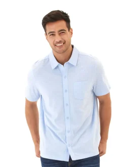 Paxton Triblend Button-Down Pocket Shirt